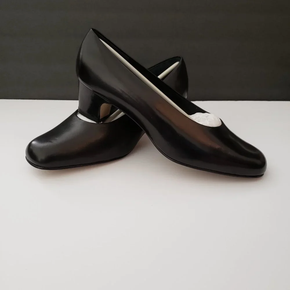 Auditions 10 EEEE Narrow Classy black pumps NEW - Picture 1 of 10